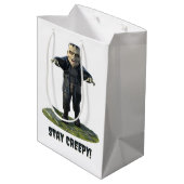 Blijf griezelig! monster van Frankenstein Medium Cadeauzakje (Achterkant Gekanteld)