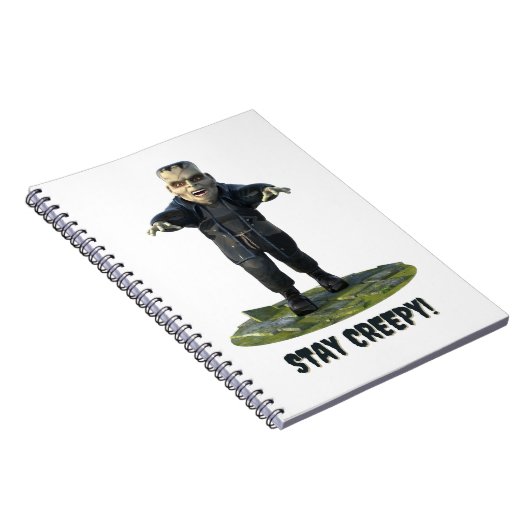 Blijf griezelig! monster van Frankenstein Notitieboek (Rechterzijde)