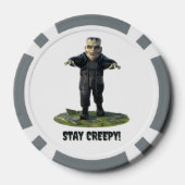 Blijf griezelig! monster van Frankenstein Poker Chips (Achterkant)