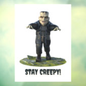 Blijf griezelig! monster van Frankenstein Raamsticker (Vel 3)