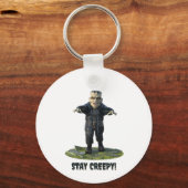 Blijf griezelig! monster van Frankenstein Sleutelhanger (Achterkant)