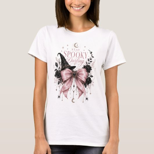Blijf griezelig schat Halloween T-shirt (Voorkant)