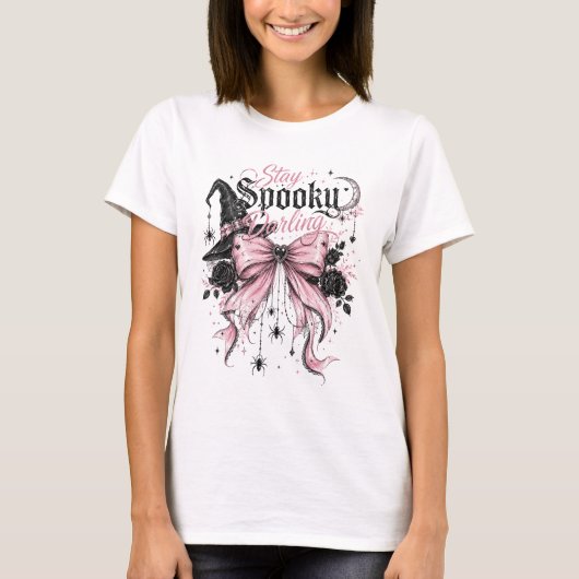 Blijf griezelig schat Halloween T-shirt (Voorkant)
