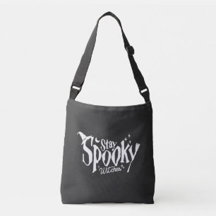 Blijf griezelige heksen heks Halloween grappig Crossbody Tas