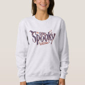 Blijf griezelige heksen heks Halloween grappig Trui (Voorkant)