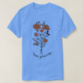 Blijf groeien 44 t-shirt (Design voorkant)