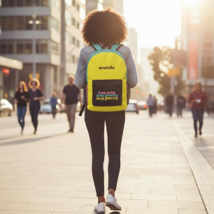 Blijf groeien Blijf gloeien Rugzak