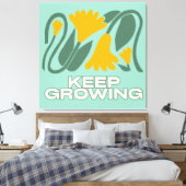 Blijf Groeien Canvas Afdruk (Insitu (Slaapkamer))
