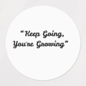 Blijf groeien – Motivatie Sticker (Design 2)