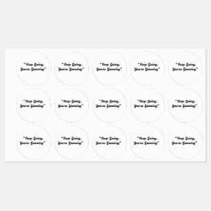 Blijf groeien – Motivatie Sticker