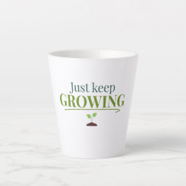 Blijf Groeien Plantenliefhebber– Tuinieren & Natuu Latte Mok