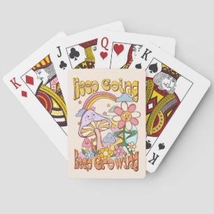 Blijf groeien pokerkaarten