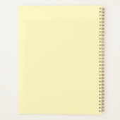 Blijf groeien positieve citaten Retro bloemen Planner (Achterkant)