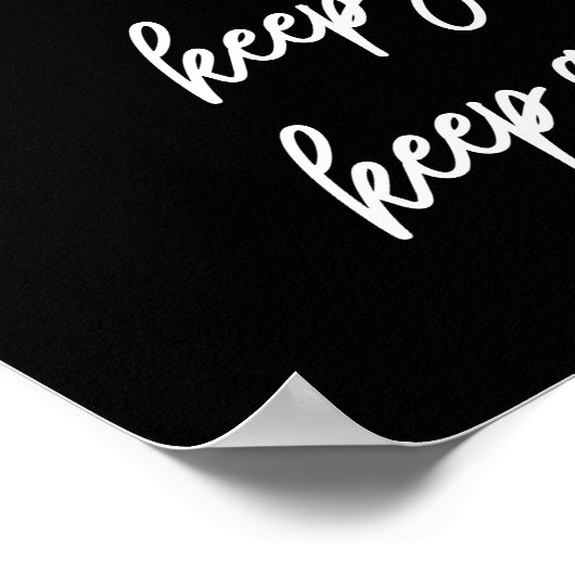 Blijf groeien poster (Hoek)