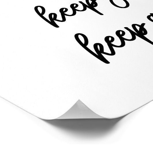 Blijf groeien poster (Hoek)