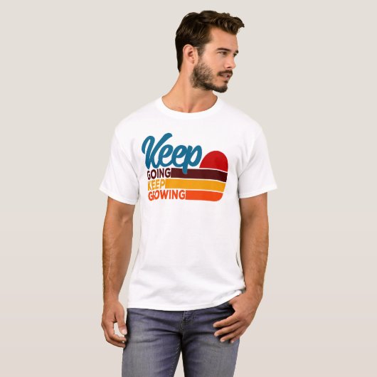 Blijf groeien t-shirt (Voorkant volledig)