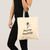 Blijf groeien tote bag (Voorkant (product))