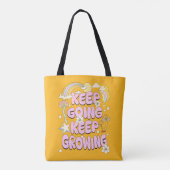 Blijf groeien tote bag (Achterkant)