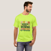 Blijf Groeiende Bloem T-shirt (Voorkant volledig)