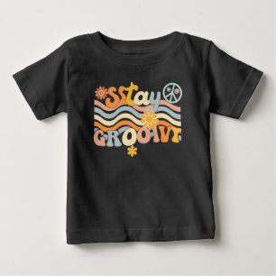 Blijf Groovy 70s Esthetische Hippie T-shirt