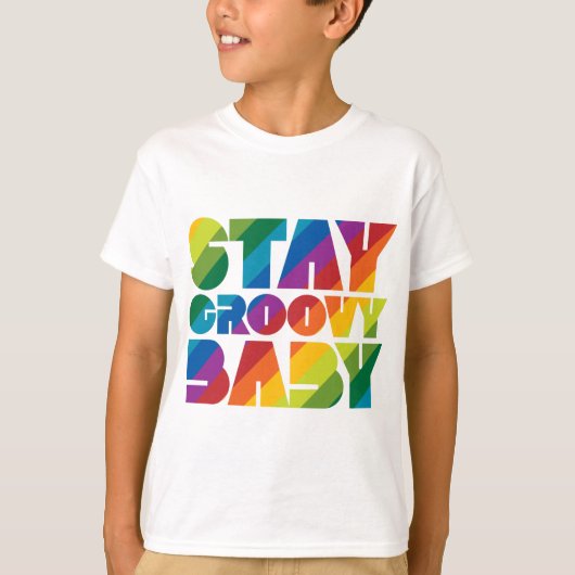 Blijf Groovy Baby T-shirt (Voorkant)