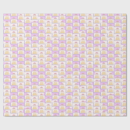 Blijf Groovy Cadeaupapier (Vlak)