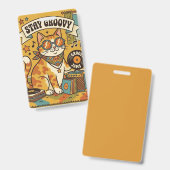 Blijf groovy | Dierenliefhebber | Bohemië Badge (Voor- en achterkant)