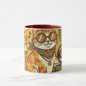 Blijf groovy | Dierenliefhebber | Bohemië Mok (Midden)