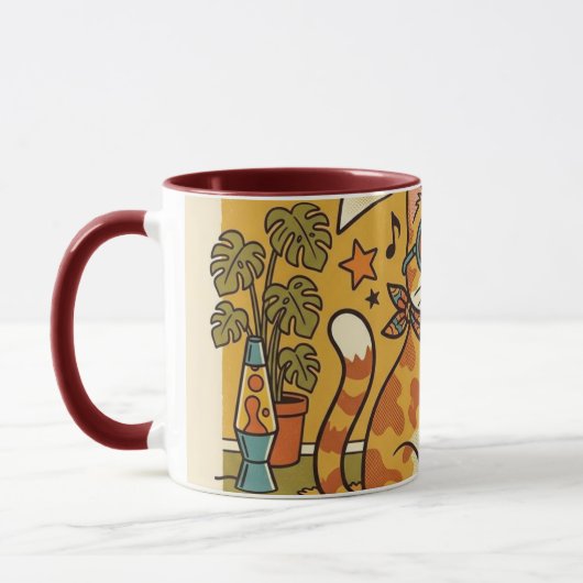 Blijf groovy | Dierenliefhebber | Bohemië Mok (Links)