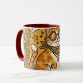 Blijf groovy | Dierenliefhebber | Bohemië Mok (Voorkant links)