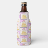 Blijf Groovy Flesjeskoeler (Fles Voorkant)