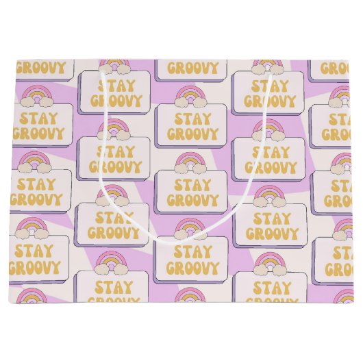 Blijf Groovy Groot Cadeauzakje (Voorkant)