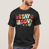 Blijf Groovy Hippie T-shirt (Voorkant)