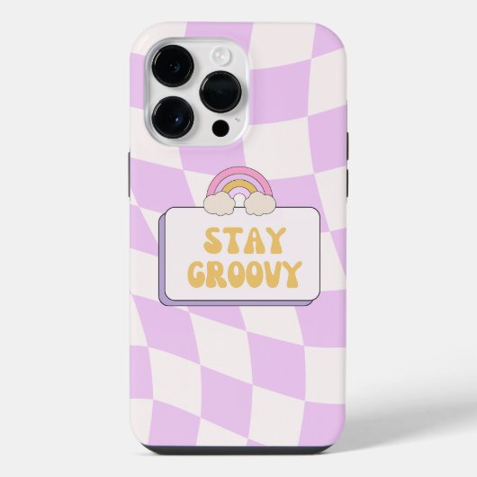 Blijf Groovy iPhone Hoesje (Achterkant)