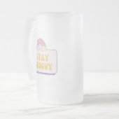 Blijf Groovy Matglas Bierpul (Voorkant links)