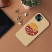 Blijf Groovy met een plons rood en geel Case-Mate iPhone Case