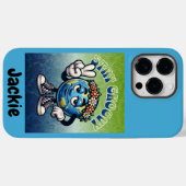 Blijf Groovy [MIJN NAAM] Case-Mate iPhone Case (Achterkant (horizontaal))