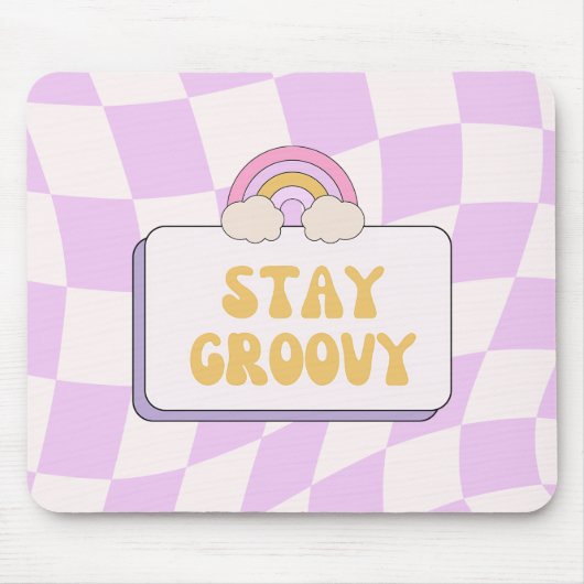 Blijf Groovy Muismat (Voorkant)