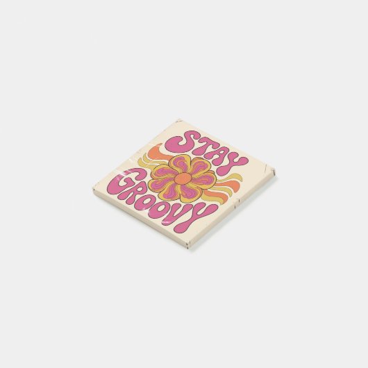 Blijf Groovy Post-it® Notes (Schuin)