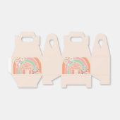 Blijf Groovy Rainbow Hippie 70's verjaardag Bedankdoosjes (Uitgevouwen)