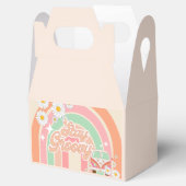 Blijf Groovy Rainbow Hippie 70's verjaardag Bedankdoosjes (Geopend)