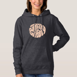 Blijf Groovy Retro Beige Hoodie