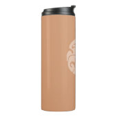 Blijf Groovy Retro Beige Thermosbeker (Gedraaid links)