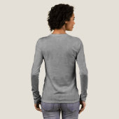 Blijf Groovy Retro Rainbow Flowers Typografie Tri-Blend Shirt (Achterkant)