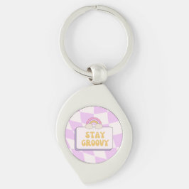 Blijf Groovy Sleutelhanger