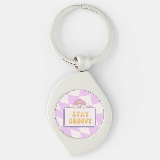 Blijf Groovy Sleutelhanger (Voorkant)