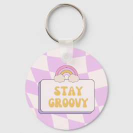 Blijf Groovy Sleutelhanger