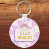 Blijf Groovy Sleutelhanger (Achterkant)