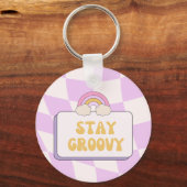 Blijf Groovy Sleutelhanger (Voorkant)