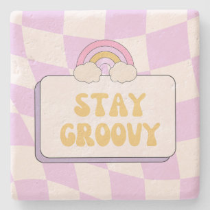 Blijf Groovy Stenen Onderzetter